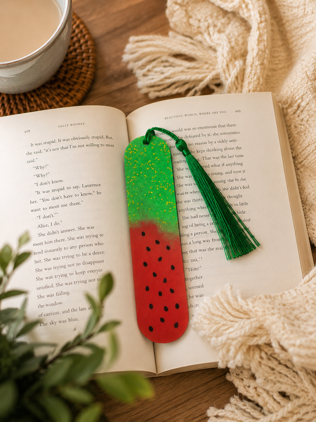 Watermelon Whimsy Bookmark