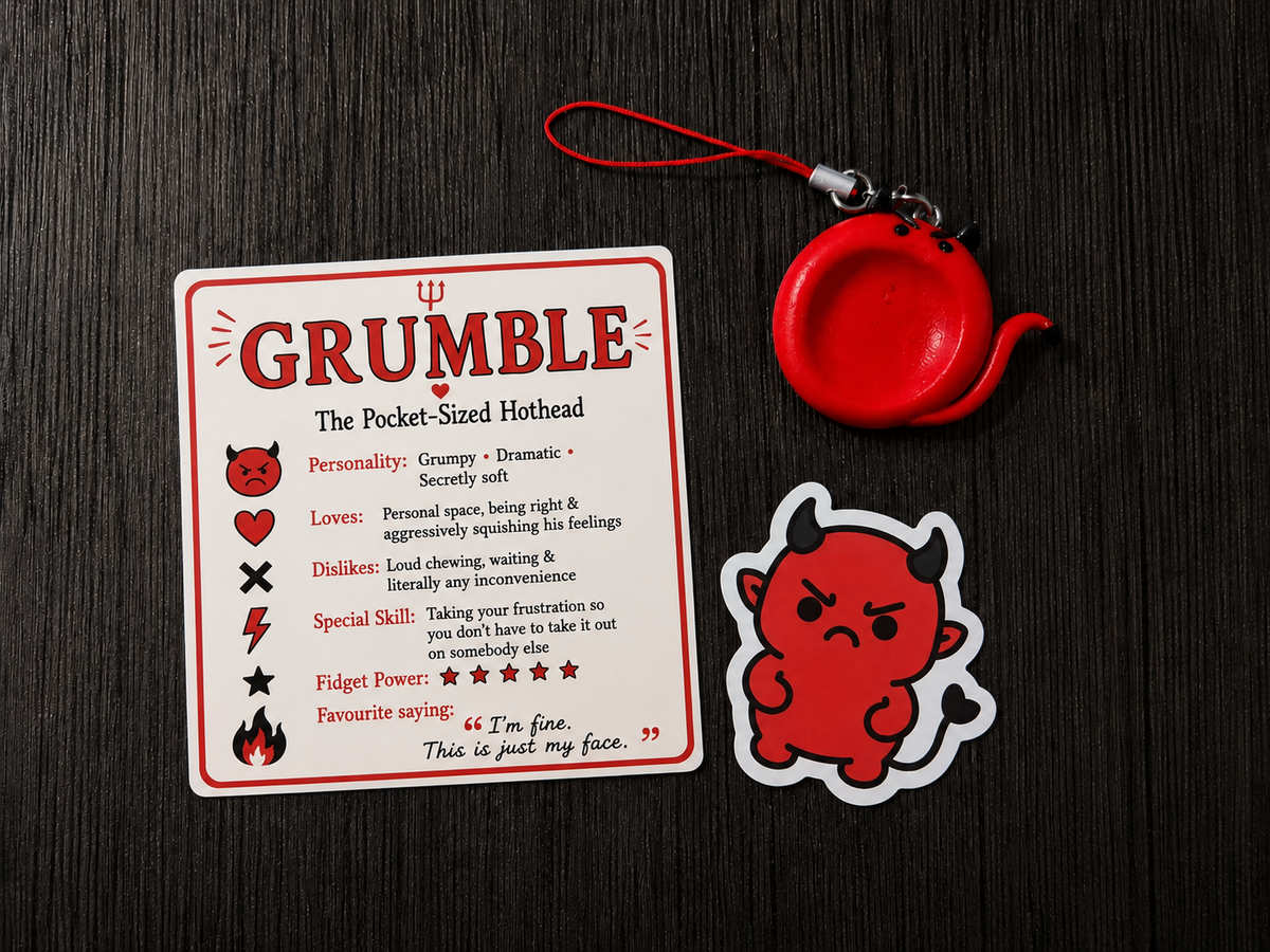 Grumble the Devil - Fidget Pal