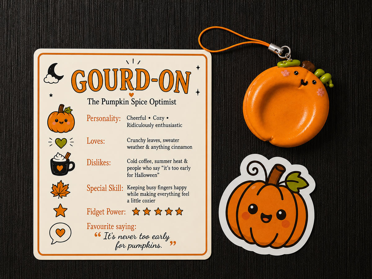Gourd-On the pumpkin - Fidget Pal