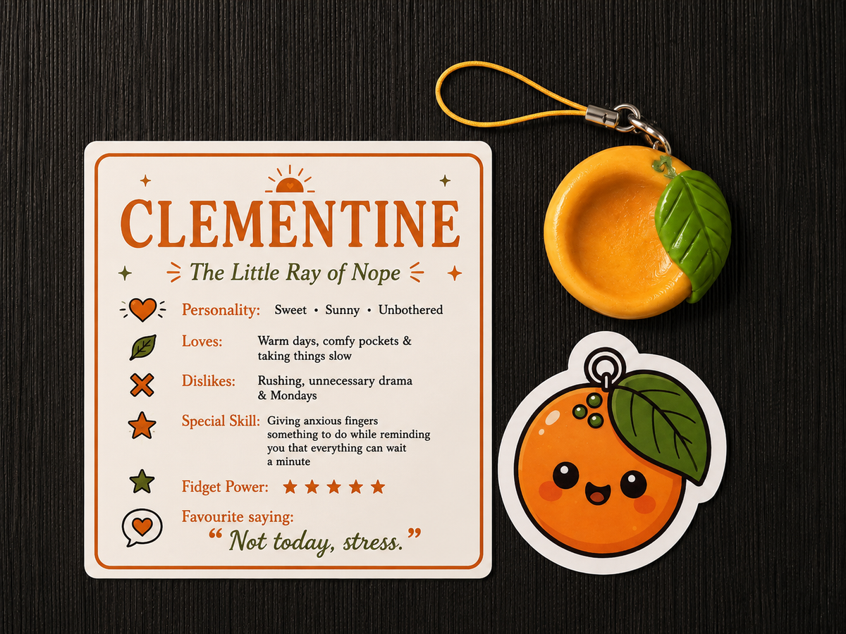 Clementine- Fidget Pal