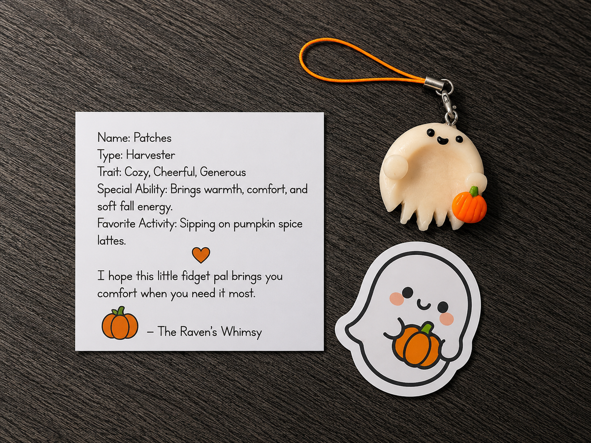 Patches the Pumpkin Ghost - Fidget Pal