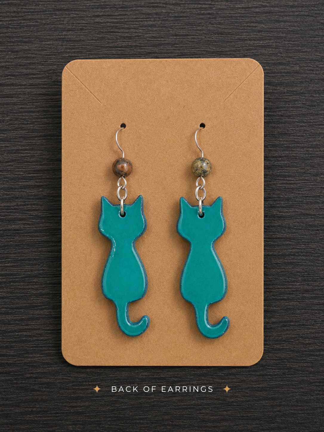 Cat Dangle Earrings