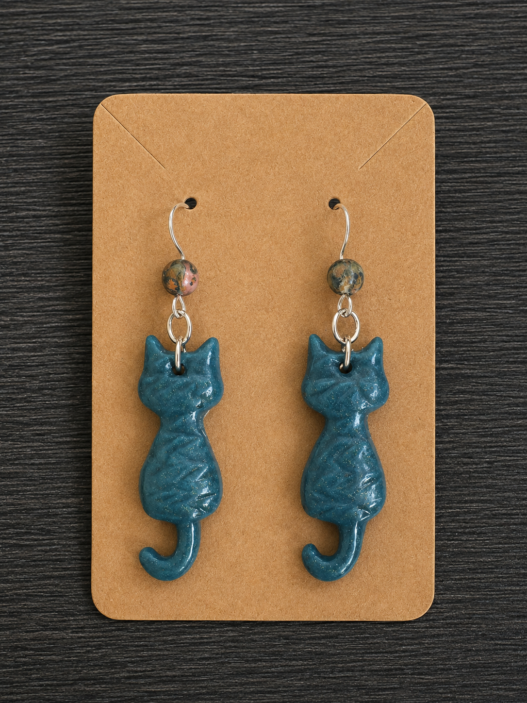 Cat Dangle Earrings