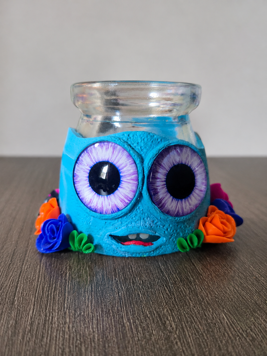 Indigo the Curious Keeper | Tea Light Holder