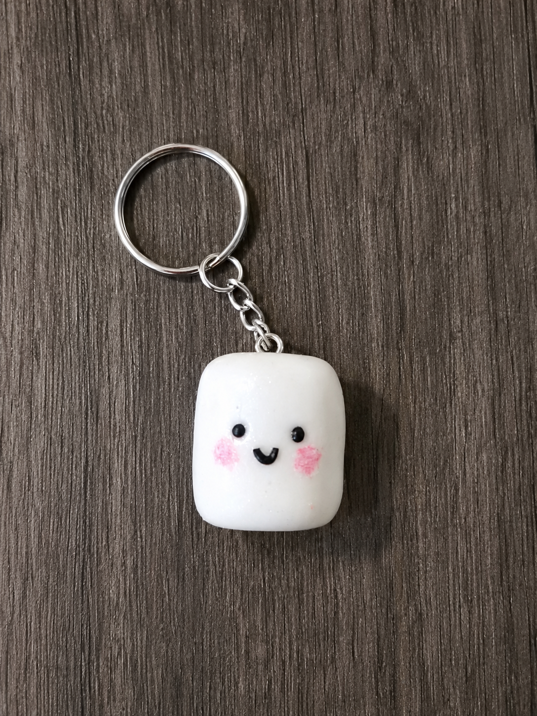 Marshmallow Buddy Keychain