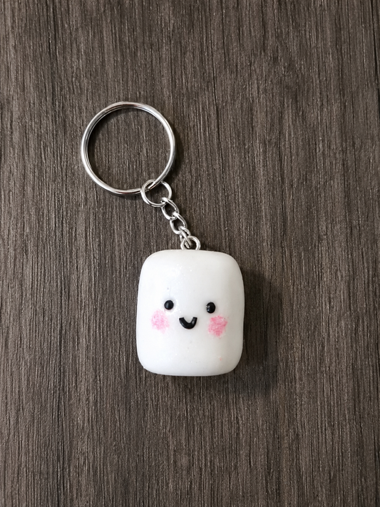 Marshmallow Buddy Keychain