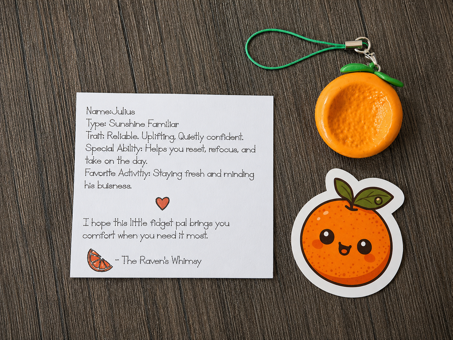 Julius the Orange - Fidget Pal