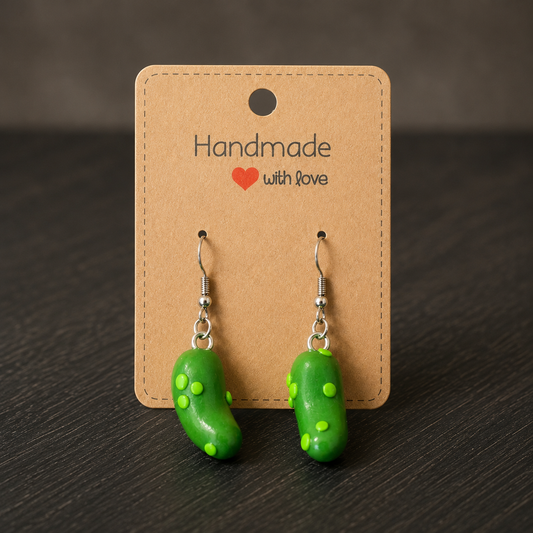 Pickle Dangle Earrings