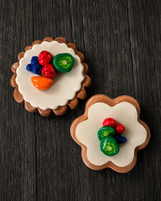 Fruit Tart Magnet Set (set of 2)
