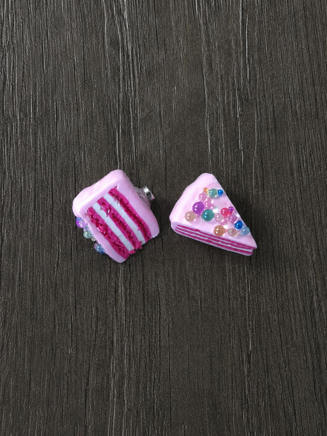 Mini Cake Slice Magnets (Set of 2)