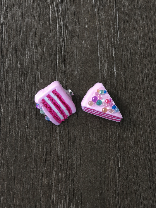 Mini Cake Slice Magnets (Set of 2)