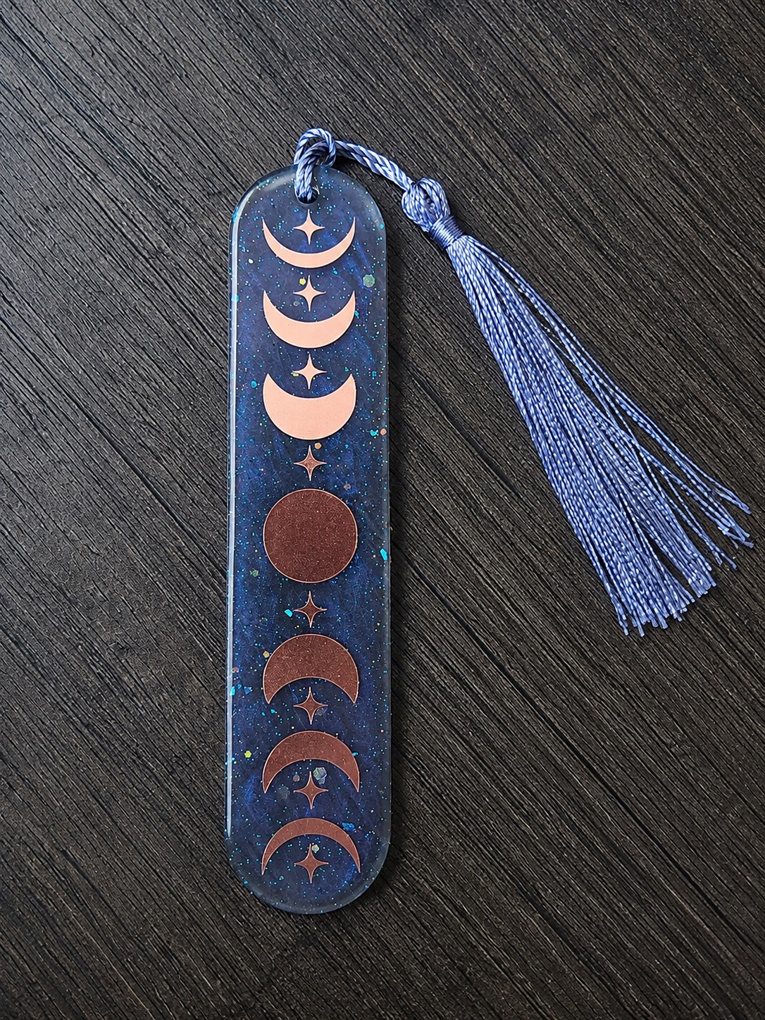 Celestial Moon Phases Bookmark