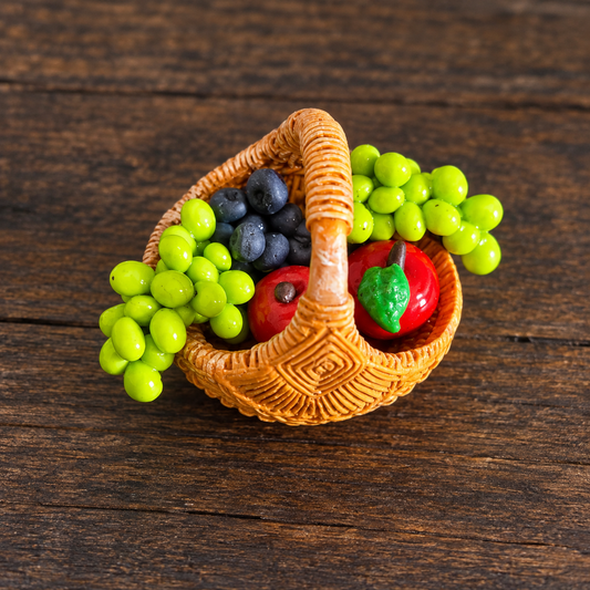 Mini Market Fruit Basket - Magnet