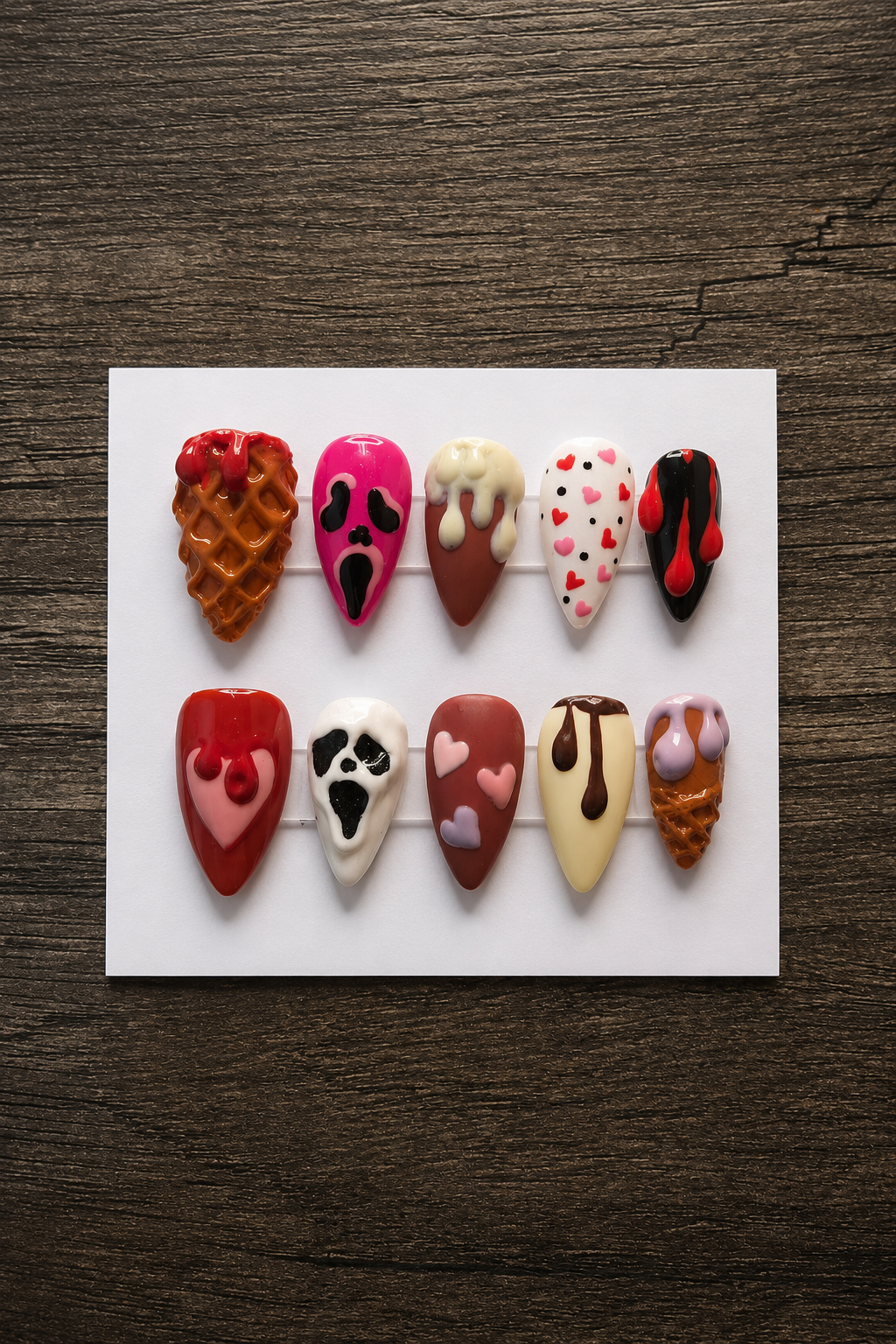 I-SCREAM | Almond Soft Gel Press-On Nails