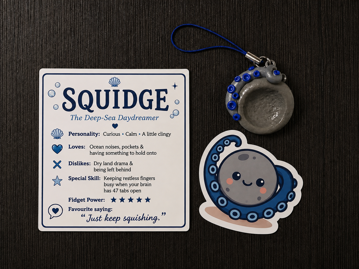 Squidge the Octopus - Fidget Pal