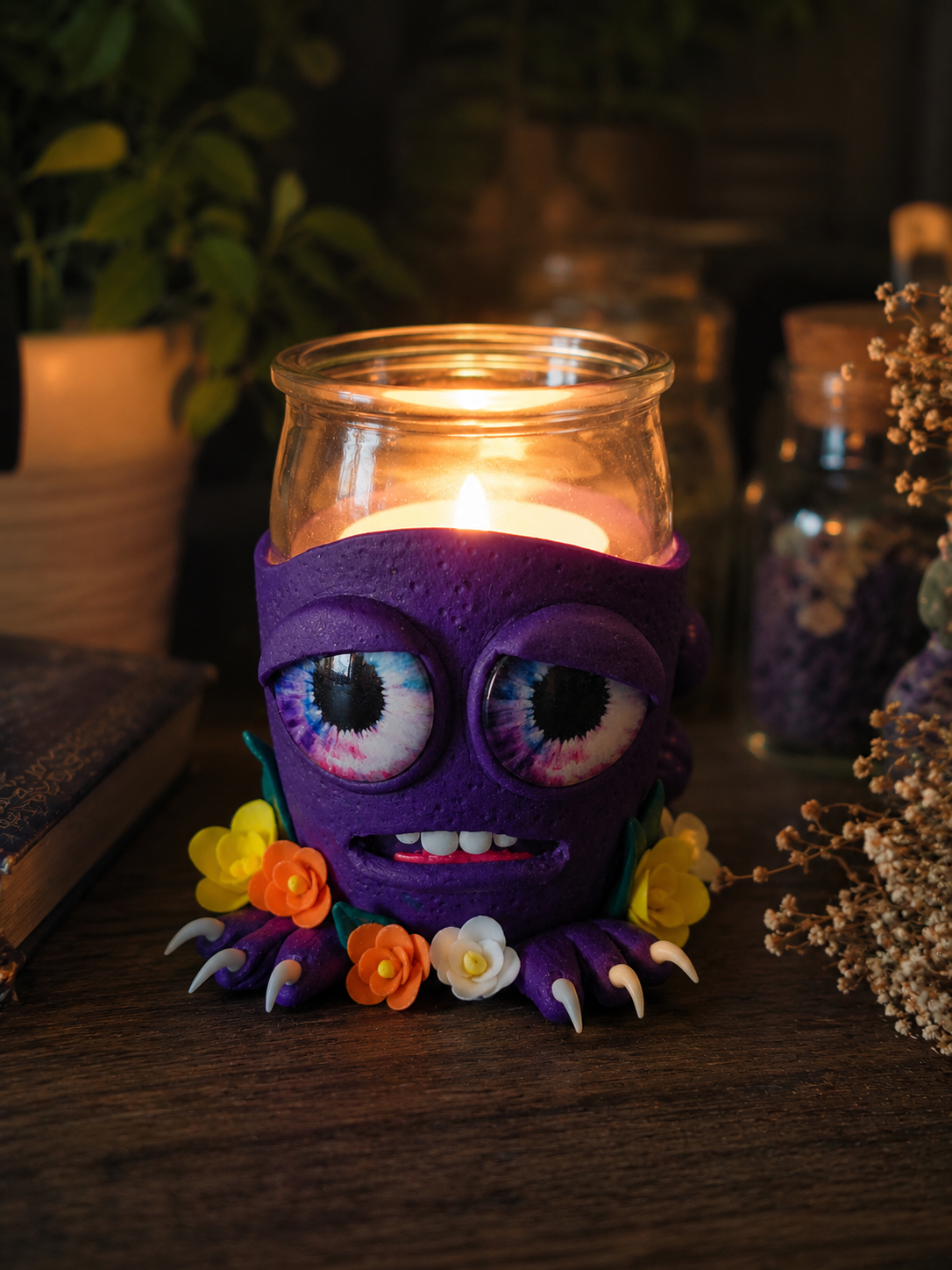 Basil the Garden Guardian | Tea Light Holder