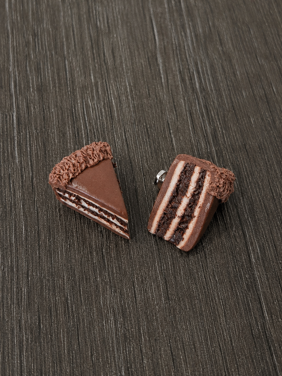Mini Cake Slice Magnets (Set of 2)