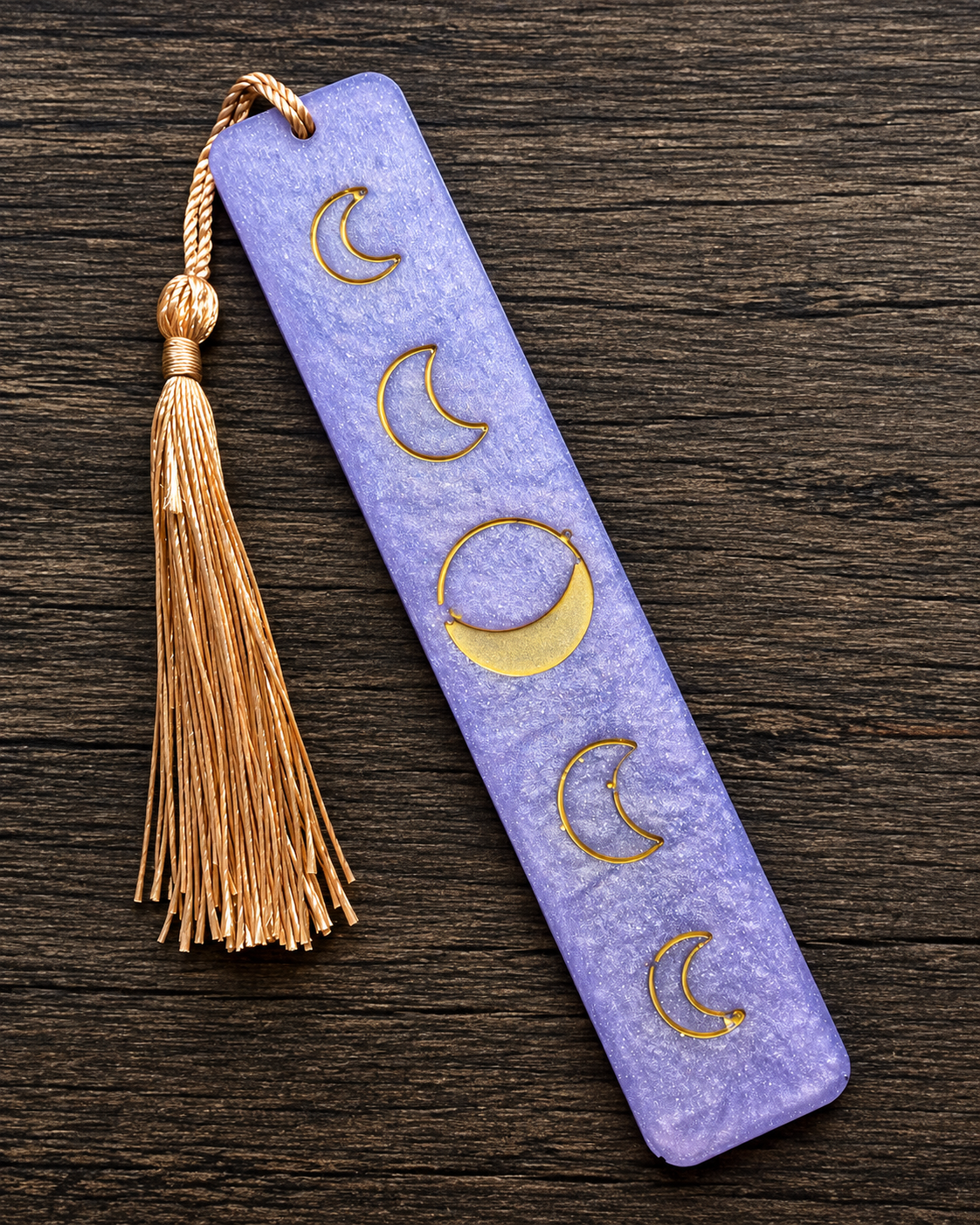 Moonlit Lavender Bookmark