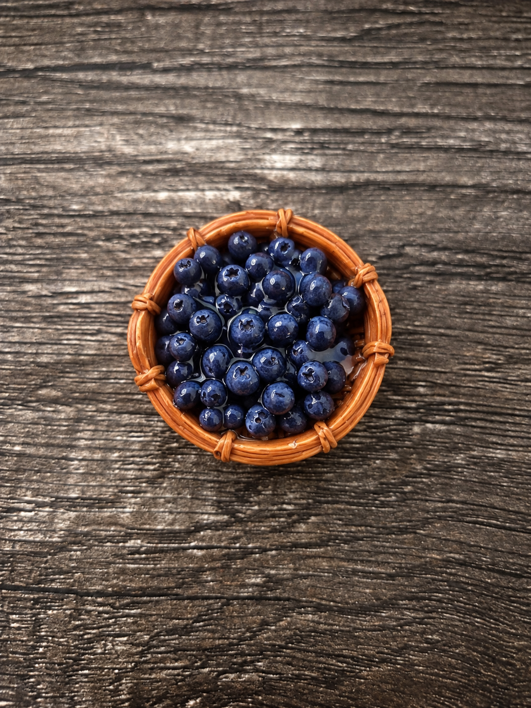 Blueberry Basket Magnet